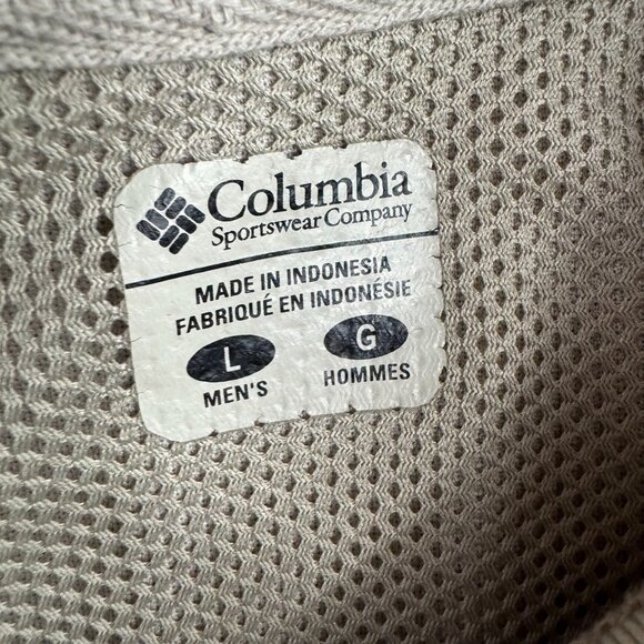Columbia Hunting Shooting Shirt Mens M Polo White Camo Short Sleeve Breathable - Picture 5 of 7
